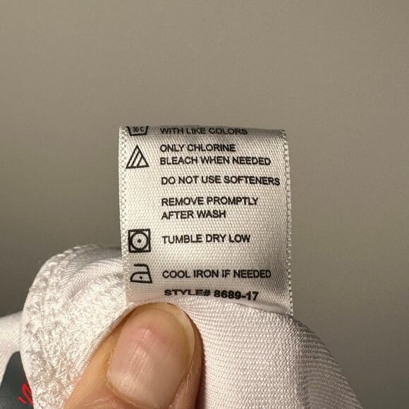 Bollé White & Gray Striped Tennis Skort Women's Small - Picture 7 of 7